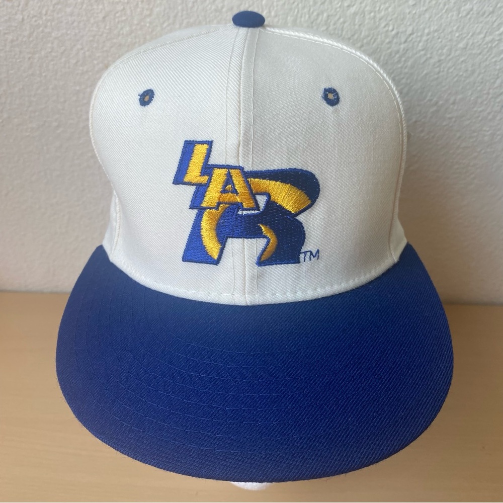 Vintage Los Angeles Rams New Era 59Fifty Cap 6 7/8 USA MADE 100% Wool NFL Hat